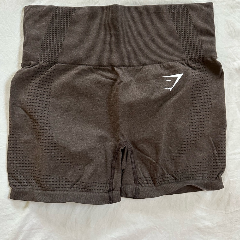 Gymshark Dark Brown Athletic Shorts
